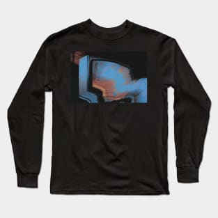 CARRIED AWAY - Glitch Aesthetic TV Long Sleeve T-Shirt